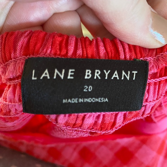Lane Bryant Red Gingham Maxi Dress - Picture 7 of 8